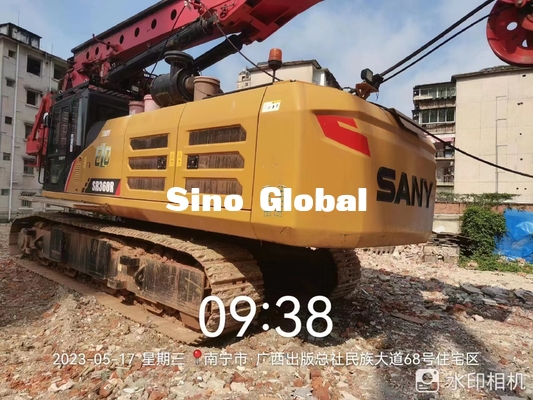 새니는 2500 밀리미터 맥스에 대해 회전식 시추기 SR360R를 사용했습니다. 드릴링과 100/65m 맥스. 천공 깊이