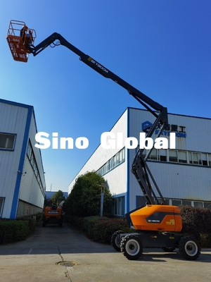 CE는 디젤 엔진 힌지 연결식팔 승강기 SKYBOOM GTZZ-18J 250KG 능력을 승인했습니다