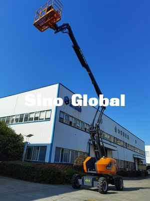 CE는 디젤 엔진 힌지 연결식팔 승강기 SKYBOOM GTZZ-18J 250KG 능력을 승인했습니다