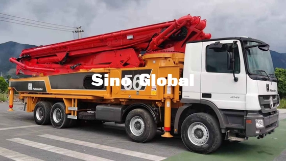 5가지 부문과 디젤 화물 자동차 사용된 푸츠마이스터 콘크리트 펌프 M56-5 148M3/H