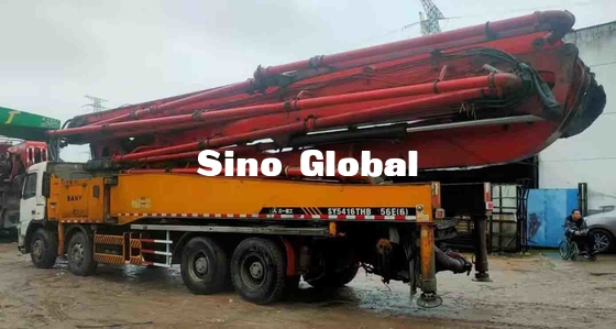 볼보 샤시와 디젤 연료 사용 콘크리트 펌프 트럭 56M 294kW