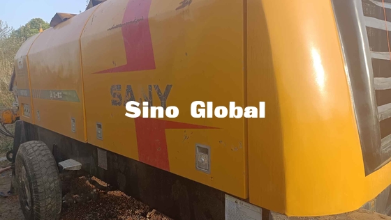 노랑색 사용된 새니 트레일러는 분명한 펌프 180KW HBT8018C를 탑재했습니다