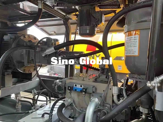 사용된 새니 트레일러는 콘크리트 펌프 THB60C 90 kw 정격 전력을 탑재했습니다