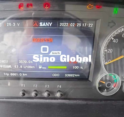 새니는 콘크리트 믹서 트럭 12M3 능력 257KW 엔진 전력을 사용했습니다