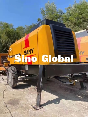 75KW 사용된 전기 분명한 이동 소방펌프 새니 노랑색 HBT60C